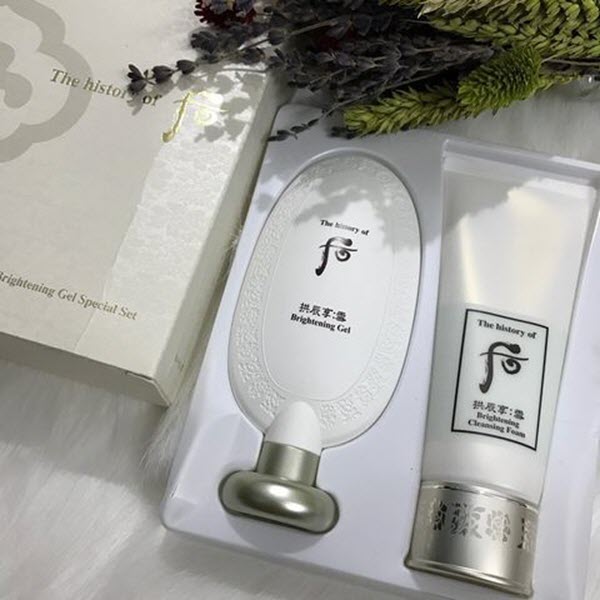 Set Tẩy tế bào chết dạng kỳ làm sáng da- Whoo Brightening Gel