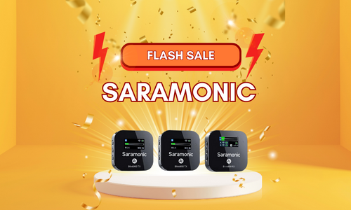 Flash sale cùng Saramonic - Mic thu âm không dây chuyên nghiệp