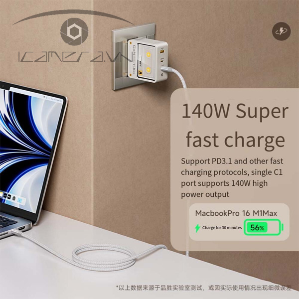 Sạc dự phòng Pisen 2C1A CC1800 TS-C161 140W 