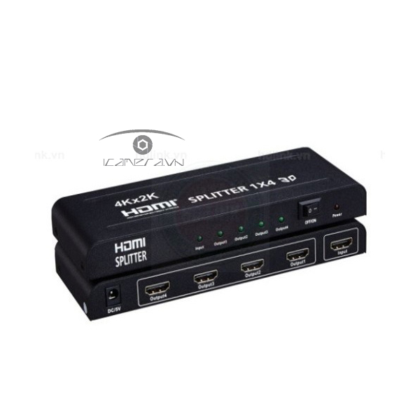 Bộ chia HDMI 1 ra 4 cổng splitter giá rẻ nhất