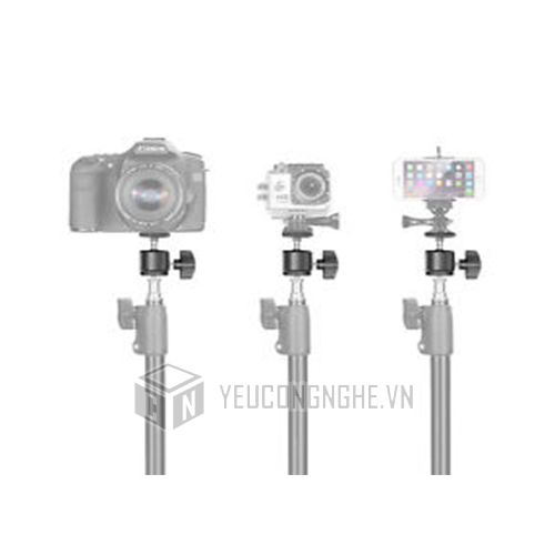 Tay cầm ballhead mini 1/4inch cho máy ảnh, máy quay
