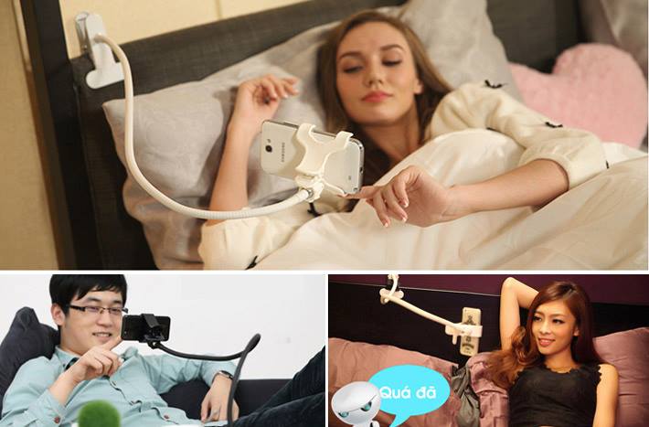 Giá đỡ điện thoại đuôi khỉ đa năng giá  rẻ