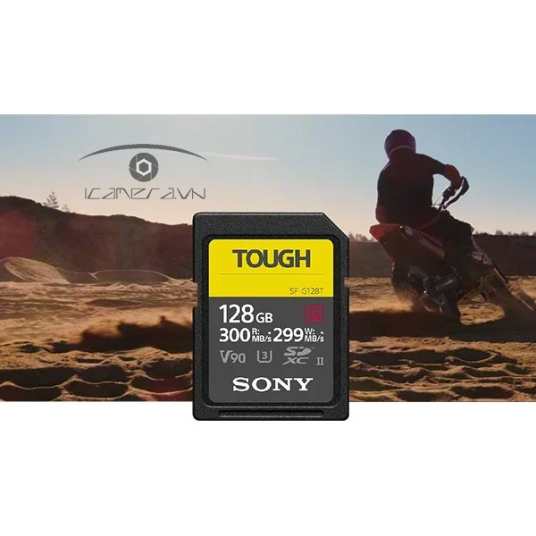 Thẻ nhớ Sony SDXC 128GB SF-G series TOUGH UHS-II V90 U3 300MB/s