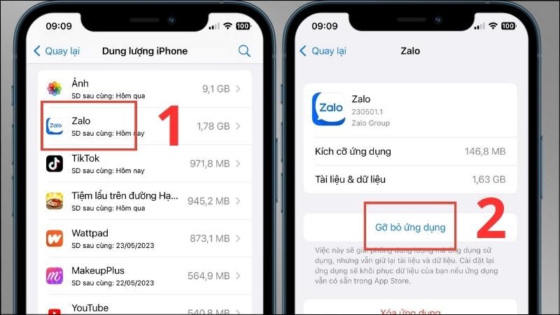 Cách xóa dung lượng ảo, dung lượng khác trên iPhone đơn giản