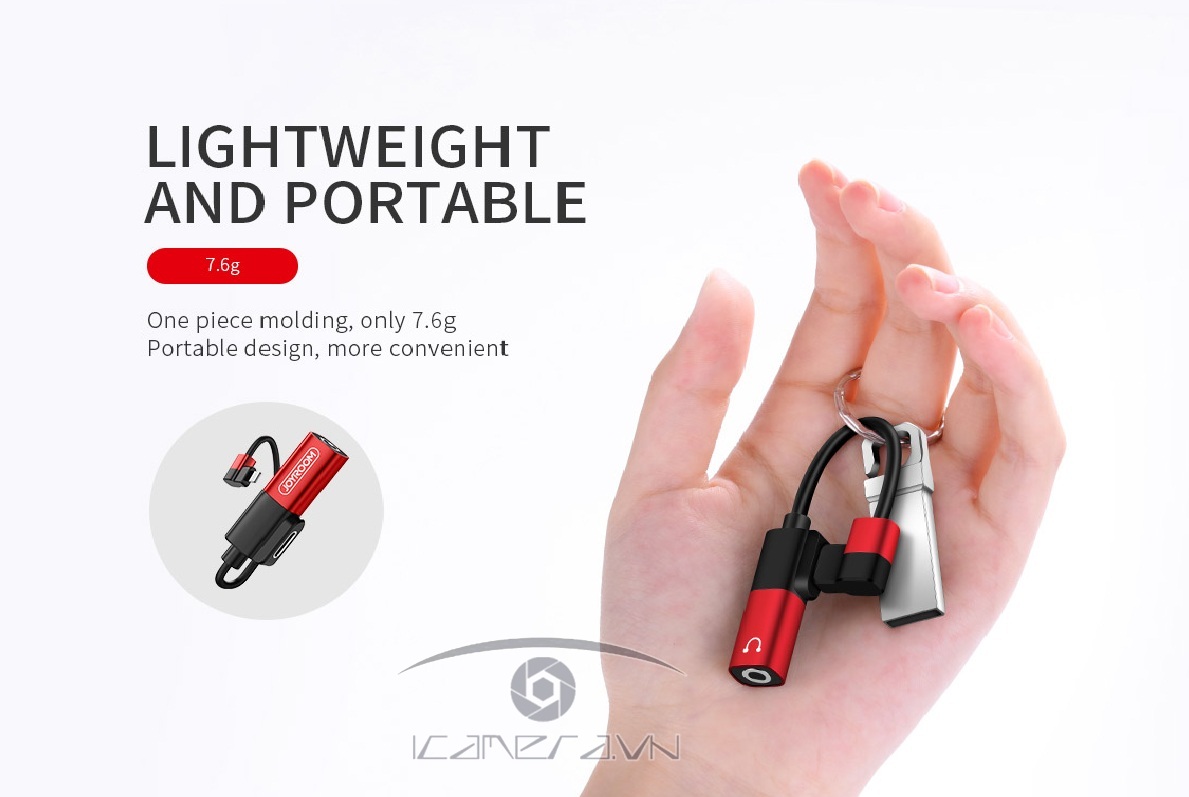 Cáp chuyển đổi lightning ra cổng sạc và giắc tai nghe 3.5mm - 2in1 adapter Joyroom S-M362