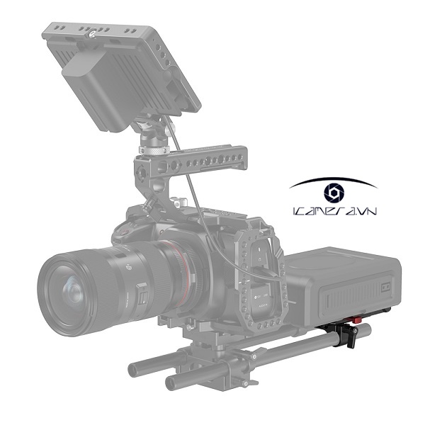 SMALLRIG V-Mount Battery Plate with Rod Clamp 3016