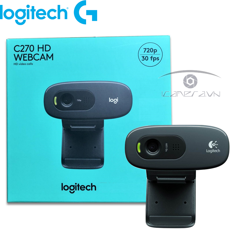 Webcam Logitech C270 HD cho laptop/ android TV box