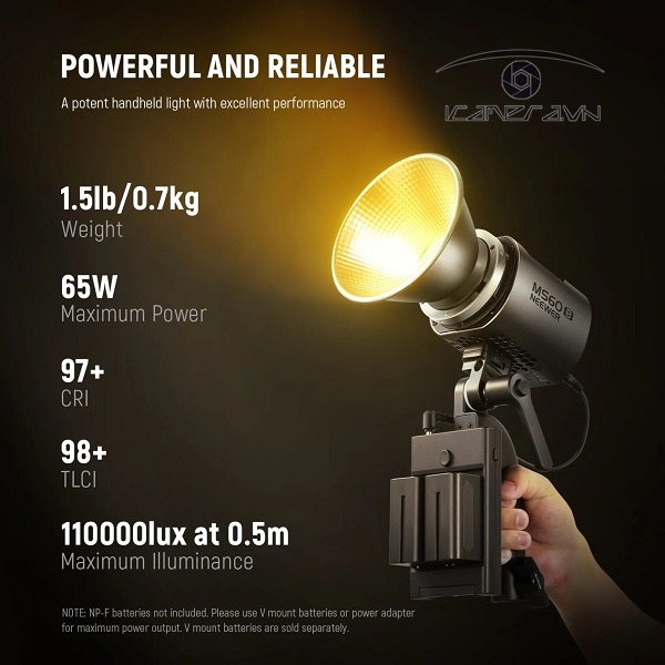 Đèn NEEWER MS60B Bi-color LED Video Light Handheld Spotlight
