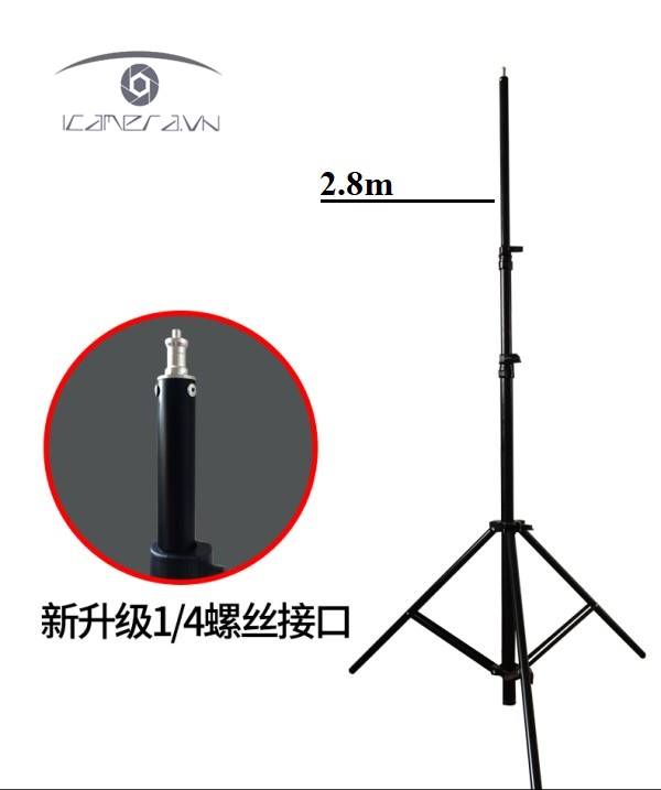 Chân đèn Studio 2.8m Hợp kim đệm không khí