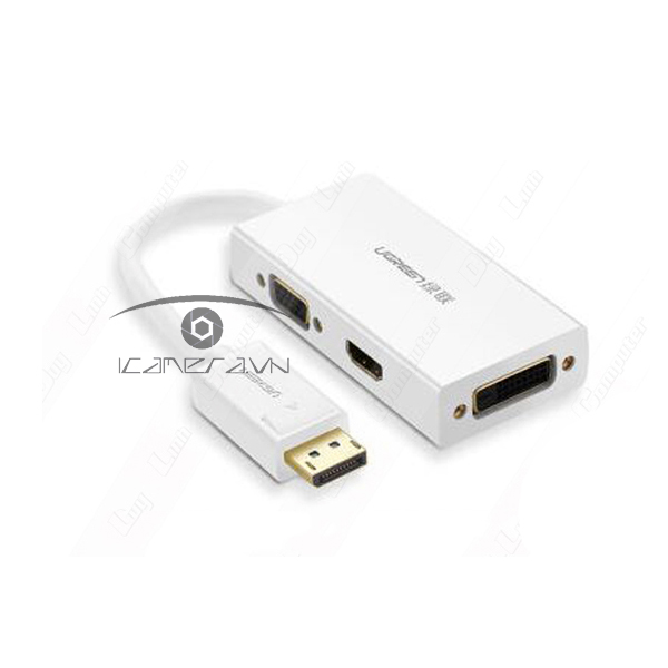 Cáp chuyển Displayport to VGA + HDMI + DVI Ugreen 20419 