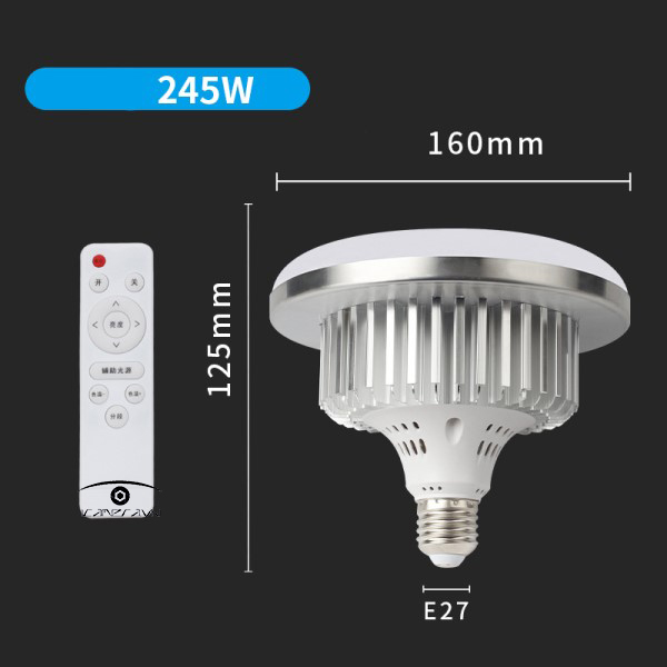 Bóng đèn led quay phim chụp ảnh 200W có điều khiển từ xa