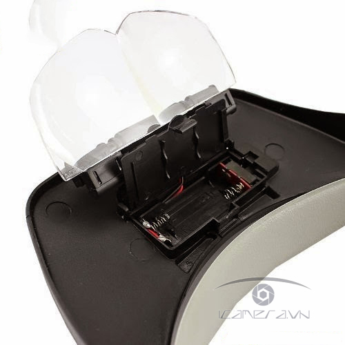 Kính lúp đeo đầu sửa chữa kỹ thuật kèm 3 đèn LED MG81001-E