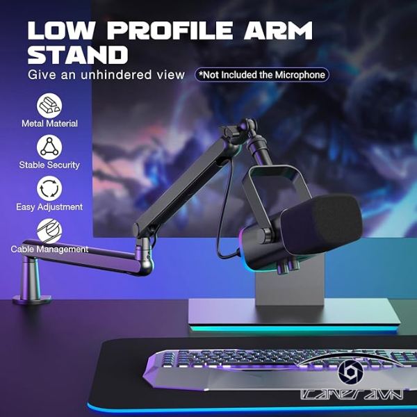 Tay Treo Micro Fifine BM88 Low Profile Chịu Lực Tốt