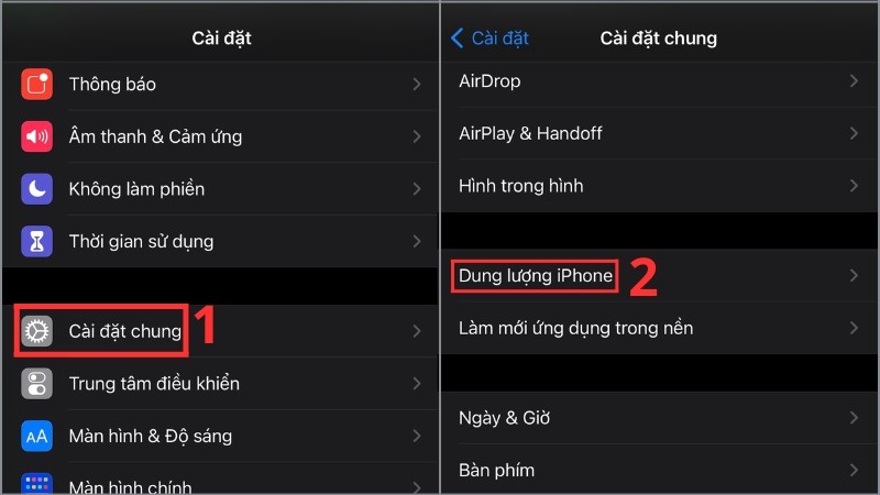 Cách xóa dung lượng ảo, dung lượng khác trên iPhone đơn giản