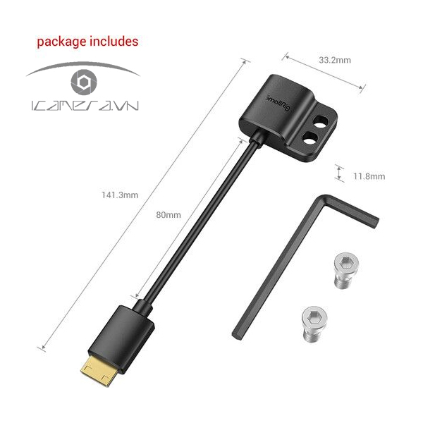 SmallRig 3020 Cáp HDMI A to C