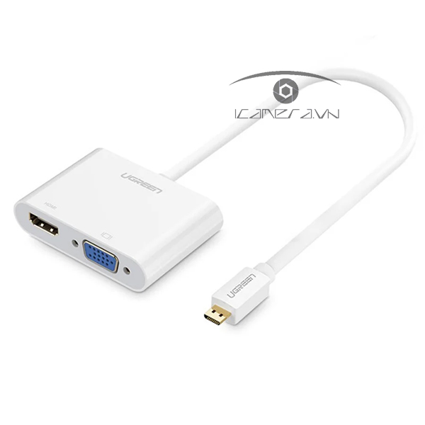 Cáp chuyển Micro HDMI sang HDMI VGA Ugreen 30354