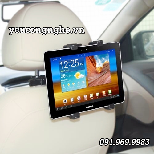 Giá đỡ iPad gắn ghế sau xe hơi, kẹp máy tính bảng lắp sau ô tô