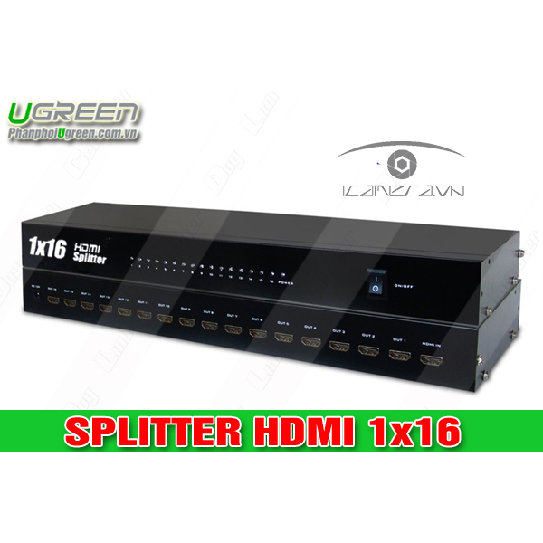 Bộ chia HDMI 1 ra 16 cổng Ugreen 40218 chính hãng