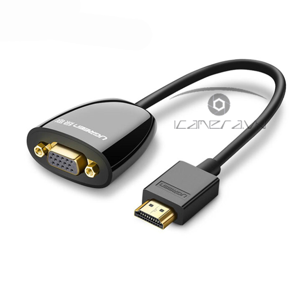 Cáp HDMI To VGA Ugreen 40253 (Không Hỗ trợ Audio)