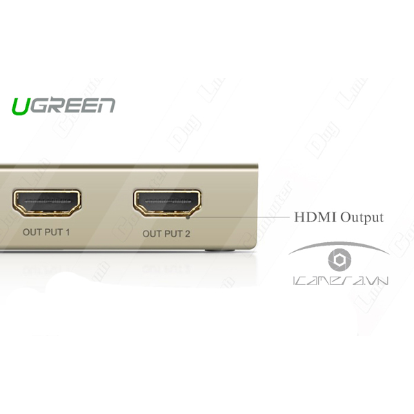 Bộ chia HDMI 1 ra 2 Ugreen 40276 chuẩn 1.4, hỗ trợ 4K*2K , 3D cao cấp
