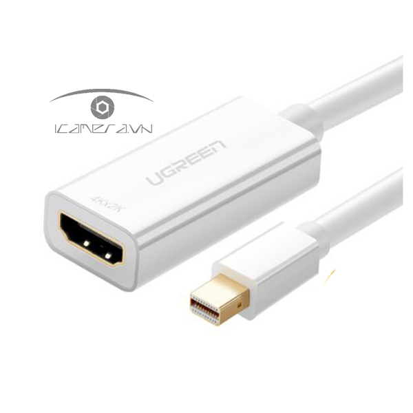 Cáp chuyển Mini Displayport to HDMI ( âm ) Ugreen 40361 hỗ trợ 4k