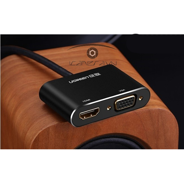 Cáp Mini Displayport sang HDMI + VGA Ugreen 40365