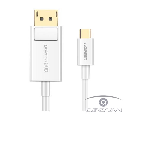 Cáp chuyển đổi USB Type C to Displayport Ugreen 40420 dài 1,5m hỗ trợ 4K