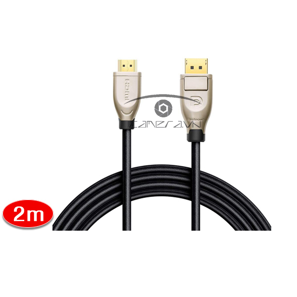 Cáp Displayport to HDMI 2.0 dài 2m Ugreen 40434