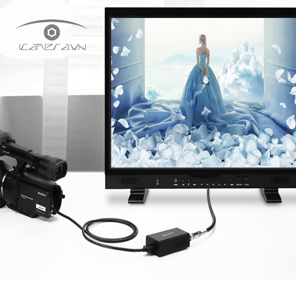 Bộ chuyển đổi HDMI to SDI Ugreen 40966 hỗ trợ FullHD*1080