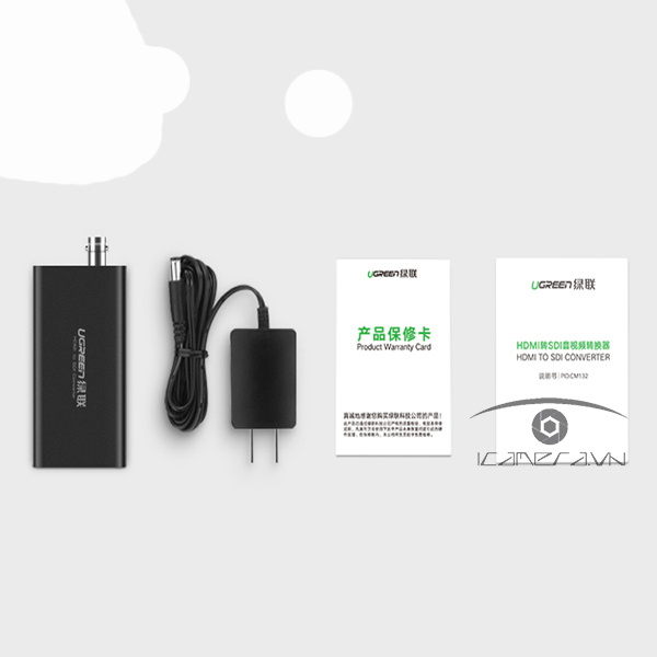 Bộ chuyển đổi HDMI to SDI Ugreen 40966 hỗ trợ FullHD*1080