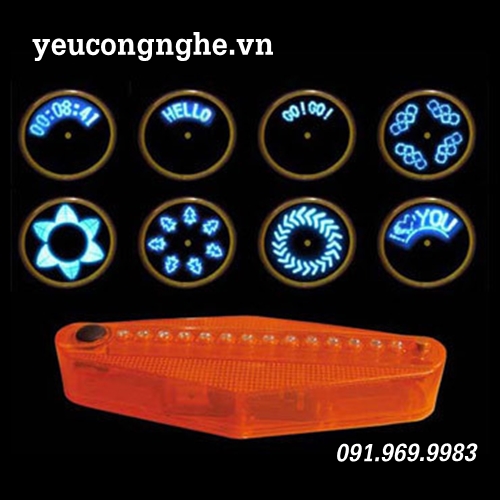 Đèn LED xe đạp đồ chơi gắn cho bánh xe chống nước 14 bóng