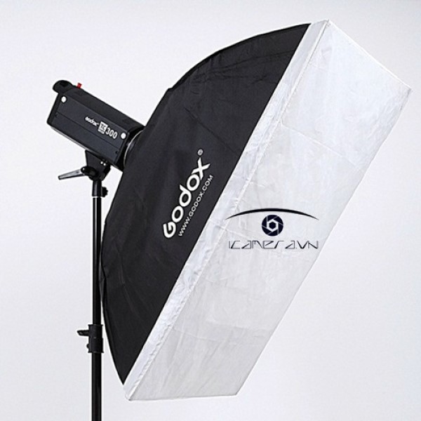 Softbox lồng tản sáng Godox 60x90 cm set up ánh sáng studio