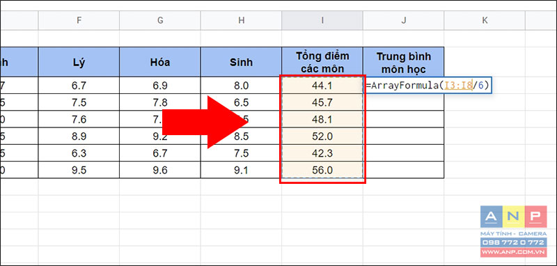 Cách kéo công thức nhanh trong Google Sheet đặt cho cả cột cực nhanh