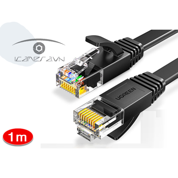 Dây mạng cat6 dạng dẹt dài 1m Ugreen 50173 chính hãng