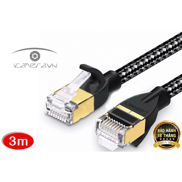 Dây mạng Cat6 chính hãng bọc lưới cao cấp  Ugreen 50353/50352