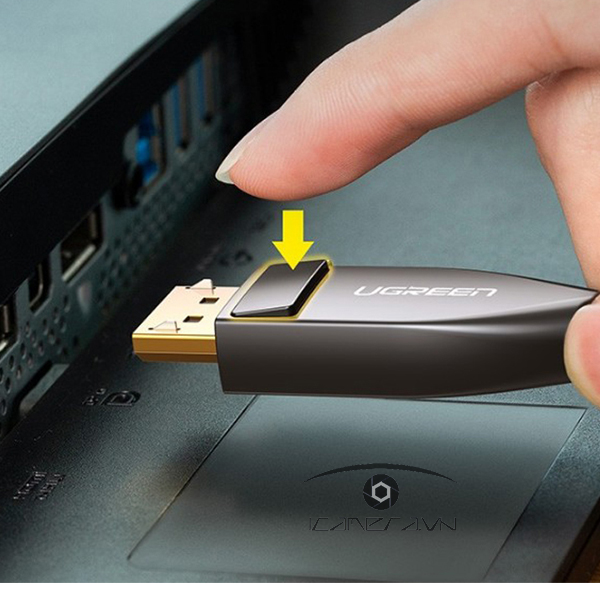Cáp Displayport 1.4 sợi quang dài 10m Ugreen 60270 hỗ trợ 8K/60Hz
