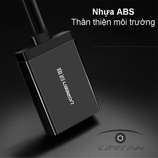 Cáp chuyển VGA to HDMI tích hợp Audio Ugreen 60814 hỗ trợ Full HD