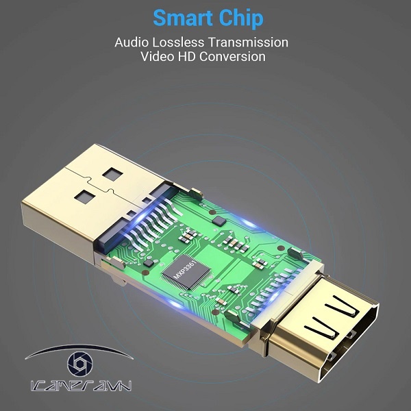 Đầu chuyển Displayport to HDMI Vention - HBKB0