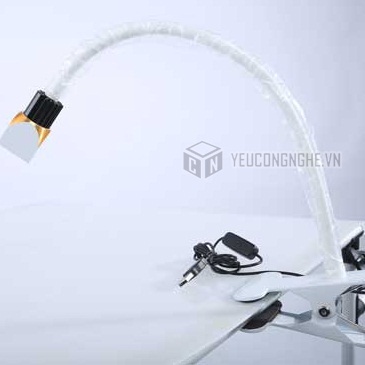 Đèn led cắm usb dạng kẹp đuôi khỉ sắt kẹp thành bàn,giường