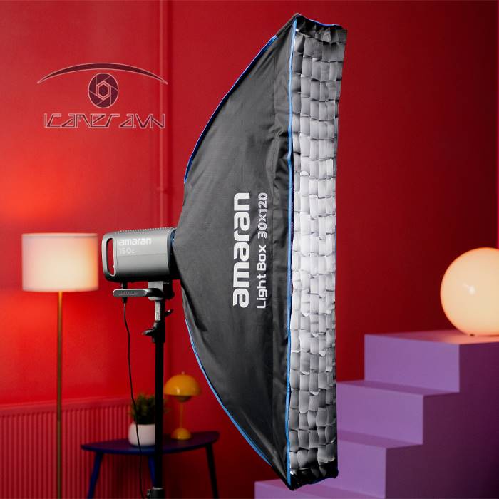 Softbox tản sáng amaran Light Box 30×120
