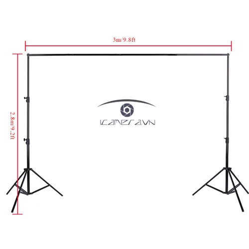 Khung phông di động chuyên nghiệp chụp ảnh, quay phông key cỡ lớn 2.8x3.0 m