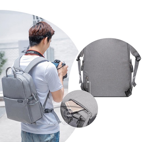 Balo Caden L5-3 cỡ lớn đựng máy ảnh, laptop, phụ kiện