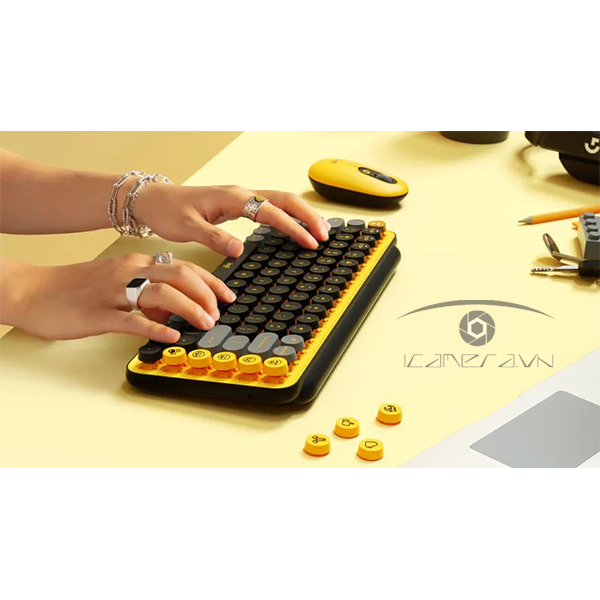 Bàn phím không dây Logitech Emoji POP Keys