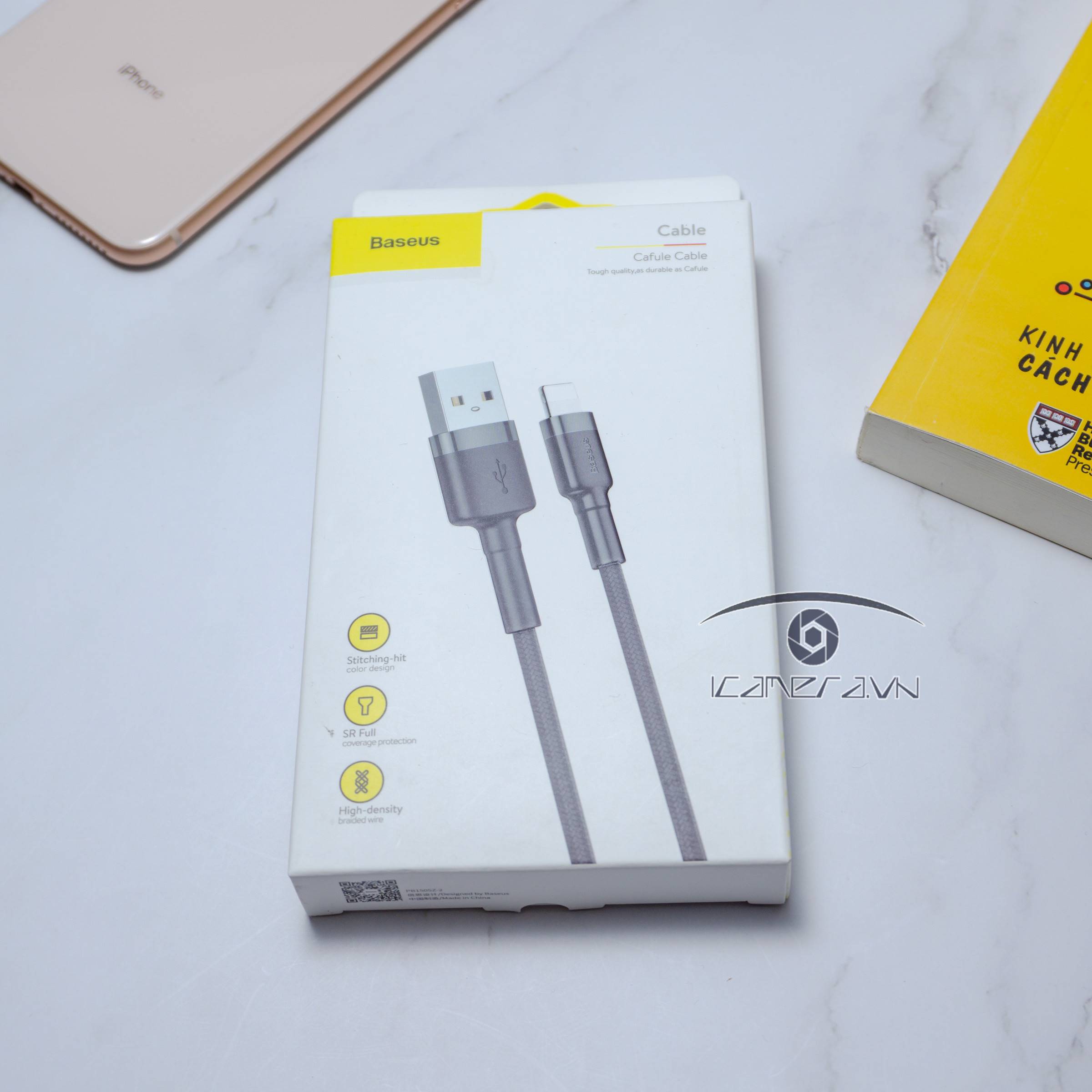 Cáp sạc Lightning cho iPhone, iPad Baseus CALKLF-CG1 (1.5A, 200cm)