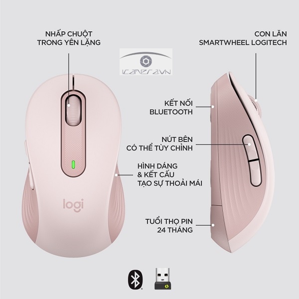 Chuột không dây Logitech Signature M650L