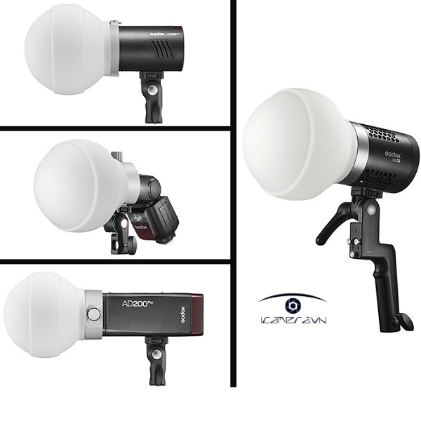 TẢN SÁNG HÌNH CẦU DIFFUSION DOME GODOX ML-CD15