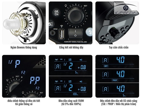 Đèn Studio Godox DP600III