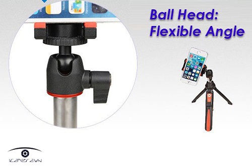 Benro MK10 Bluetooth Selfie Stick Mini Tripod gậy chụp ảnh đa năng cho điện thoại kèm điều khiển