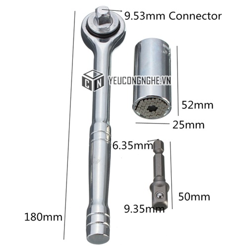 Dụng cụ vặn ốc vít đa năng Gator Grip 7-19mm Multi-function Hand Tools Universal Repair