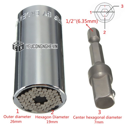 Dụng cụ vặn ốc vít đa năng Gator Grip 7-19mm Multi-function Hand Tools Universal Repair
